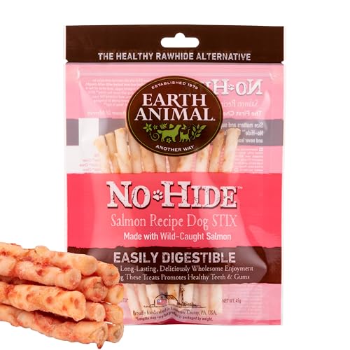 Earth Animal No Hide Salmon Dog Stix, 45g (10pk) - Edward Leonard Conroy Ltd