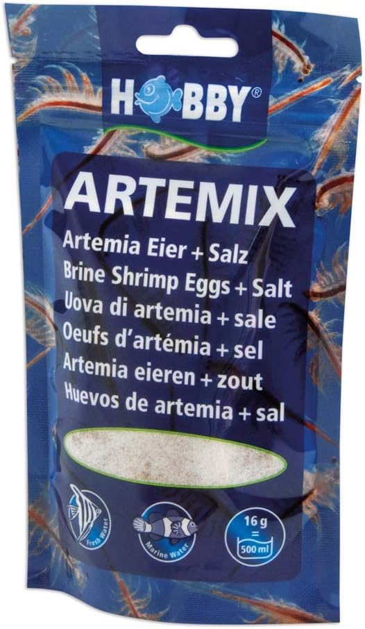 Hobby Artemix Brine Shrimp Eggs and Salt, 195g - Edward Leonard Conroy Ltd