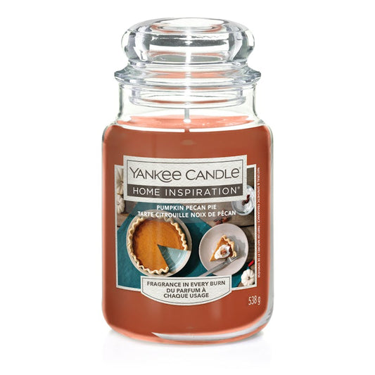 Yankee Candle Home Inspiration Pumpkin Pecan Pie Large Jar - Edward Leonard Conroy Ltd