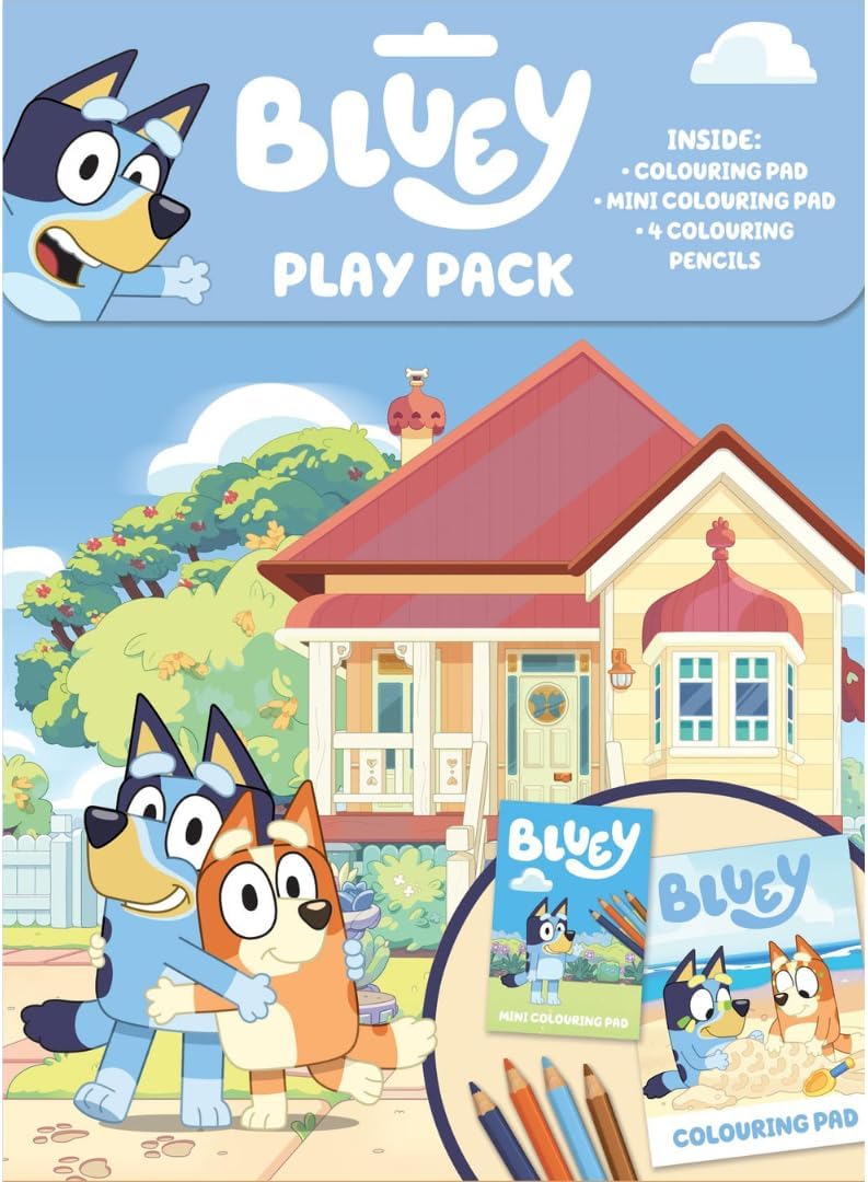 Bluey Play Pack Colouring Book