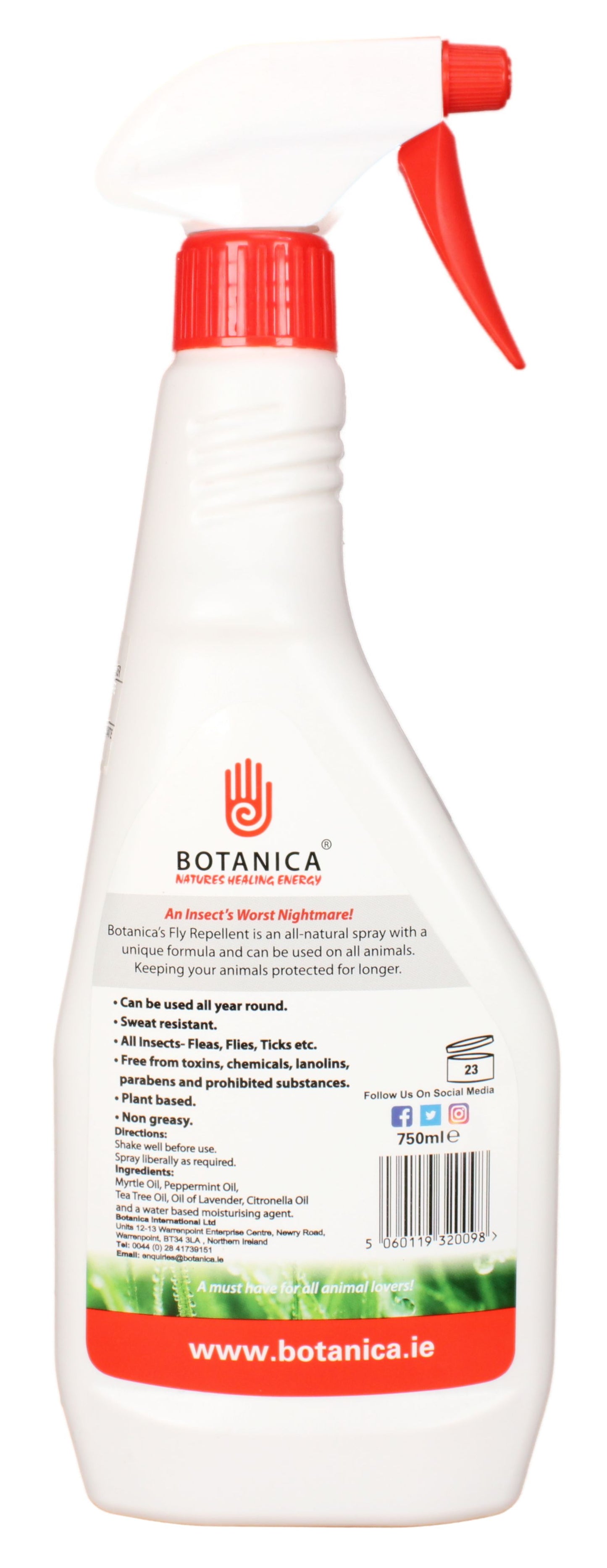 Botanica Fly Spray, 750ml