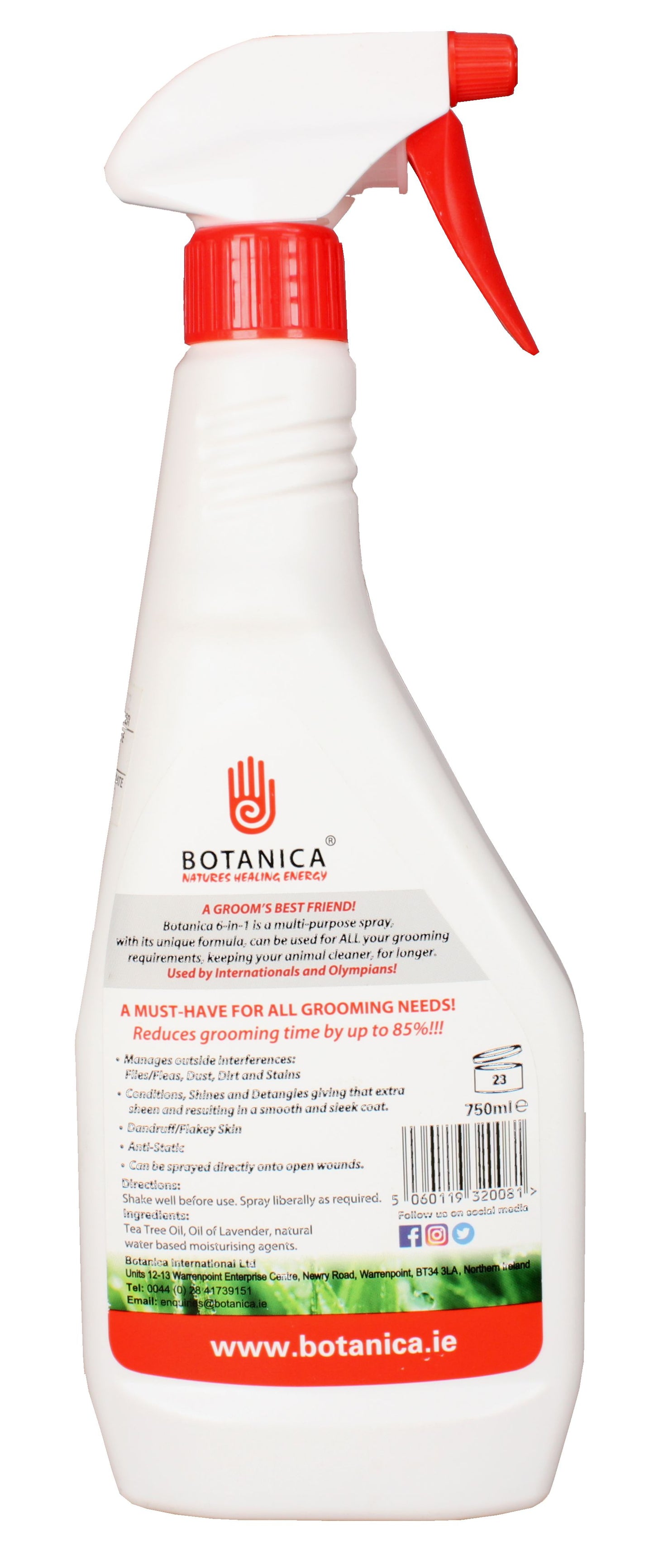 Botanica 6 in 1 Spray Mane & Tail 750ml