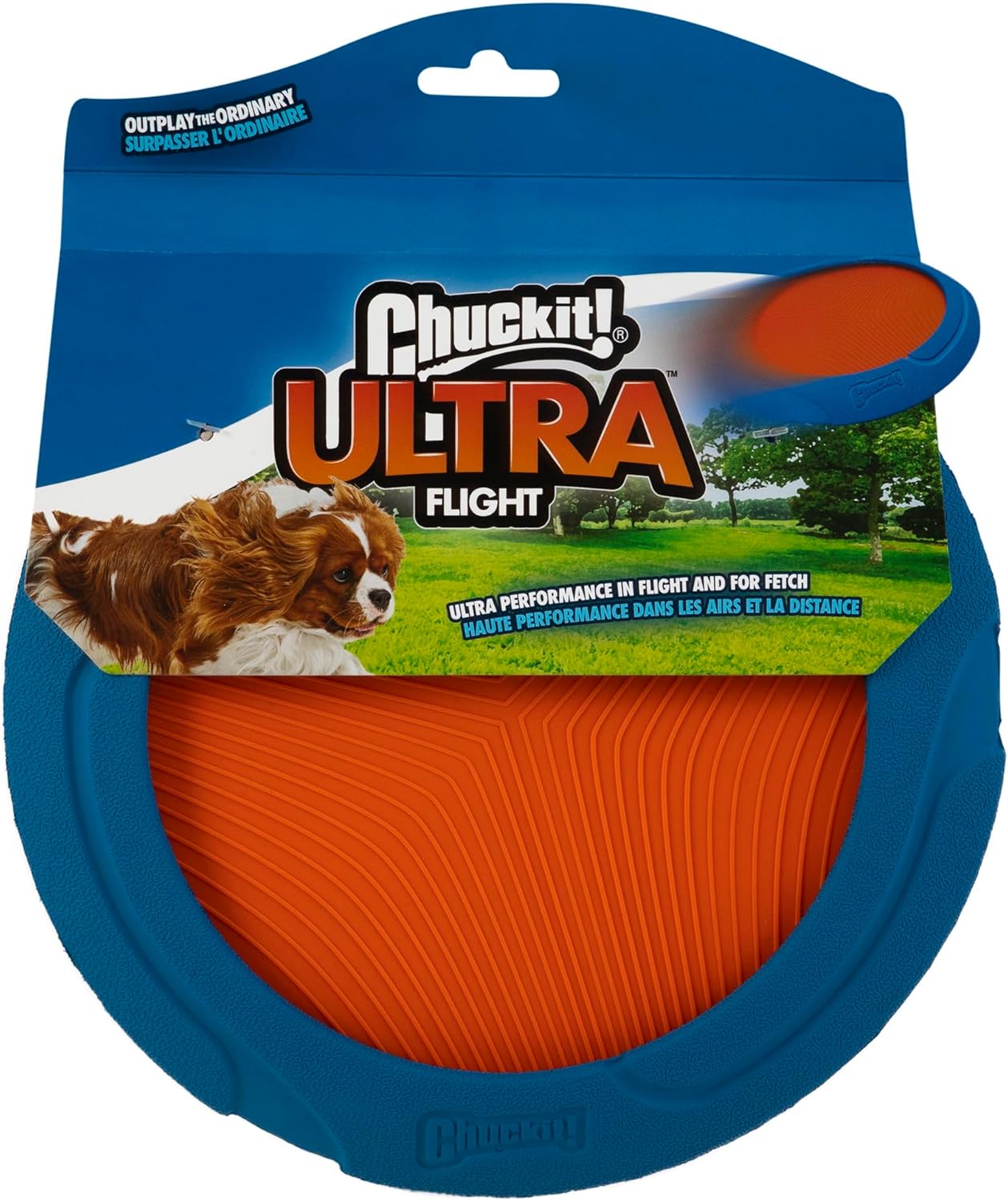 Chuckit! Ultra Flight Frisbee Rubber Dog Toy