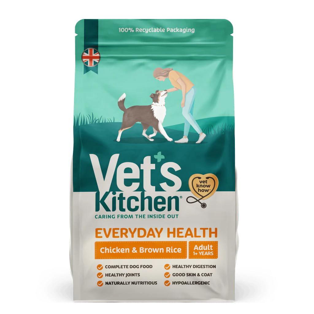Vets Kitchen Healthy Weight Dry Dog Food Chicken & Brown Rice - 7kg