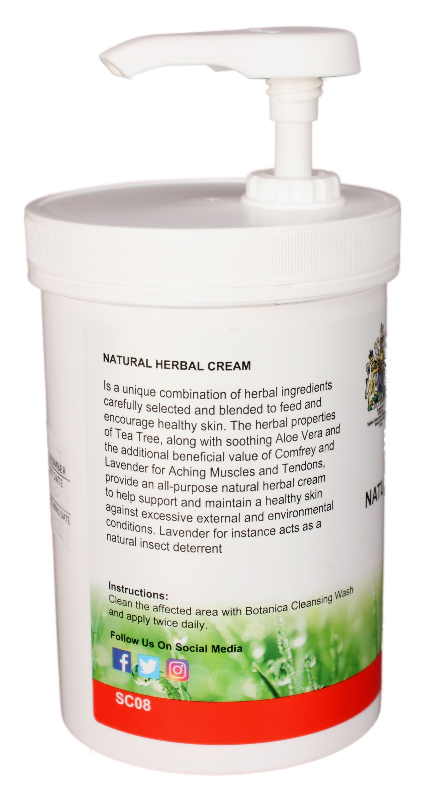 Botanica Natural Herbal Cream 500ml