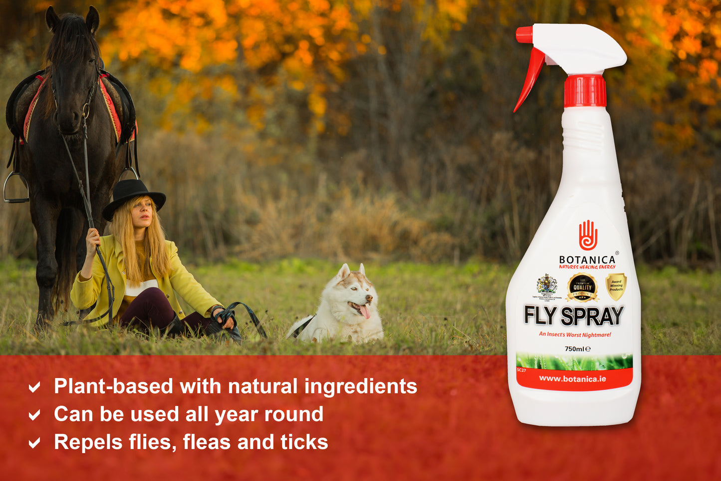 Botanica Fly Spray, 750ml