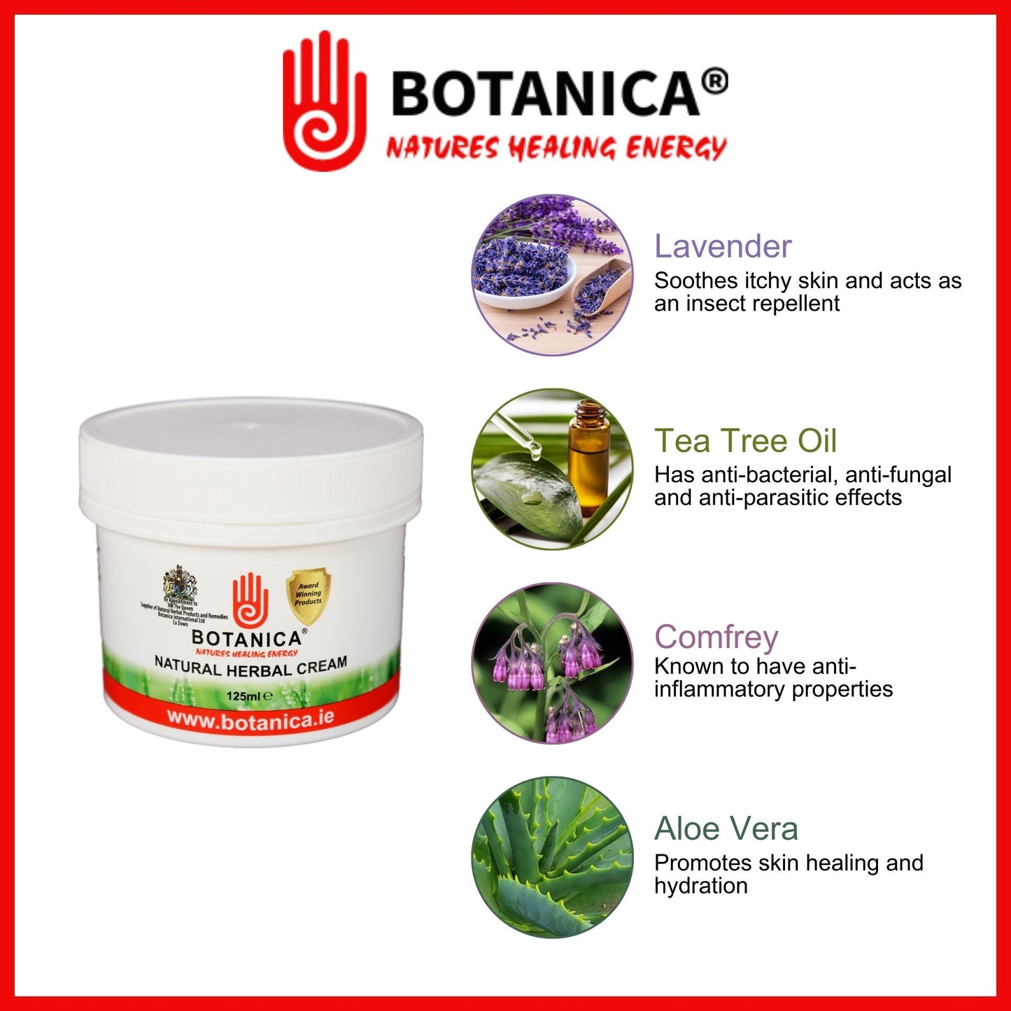 Botanica Natural Herbal Cream 125ml