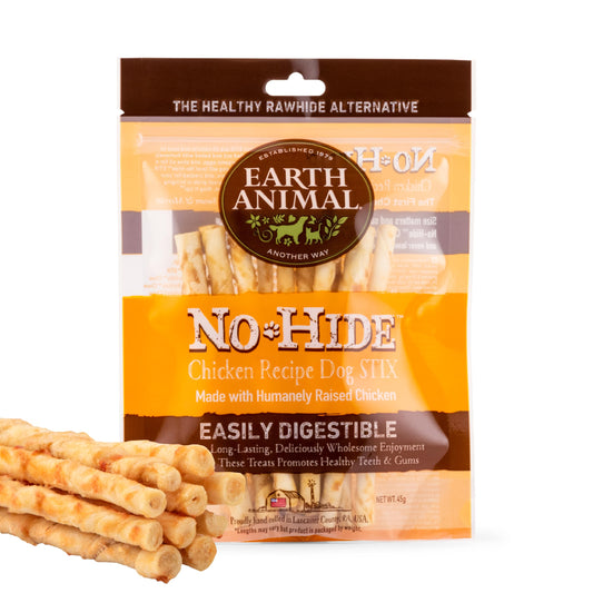 Earth Animal No Hide Chicken Dog Stix, 45g (10pk) - Edward Leonard Conroy Ltd