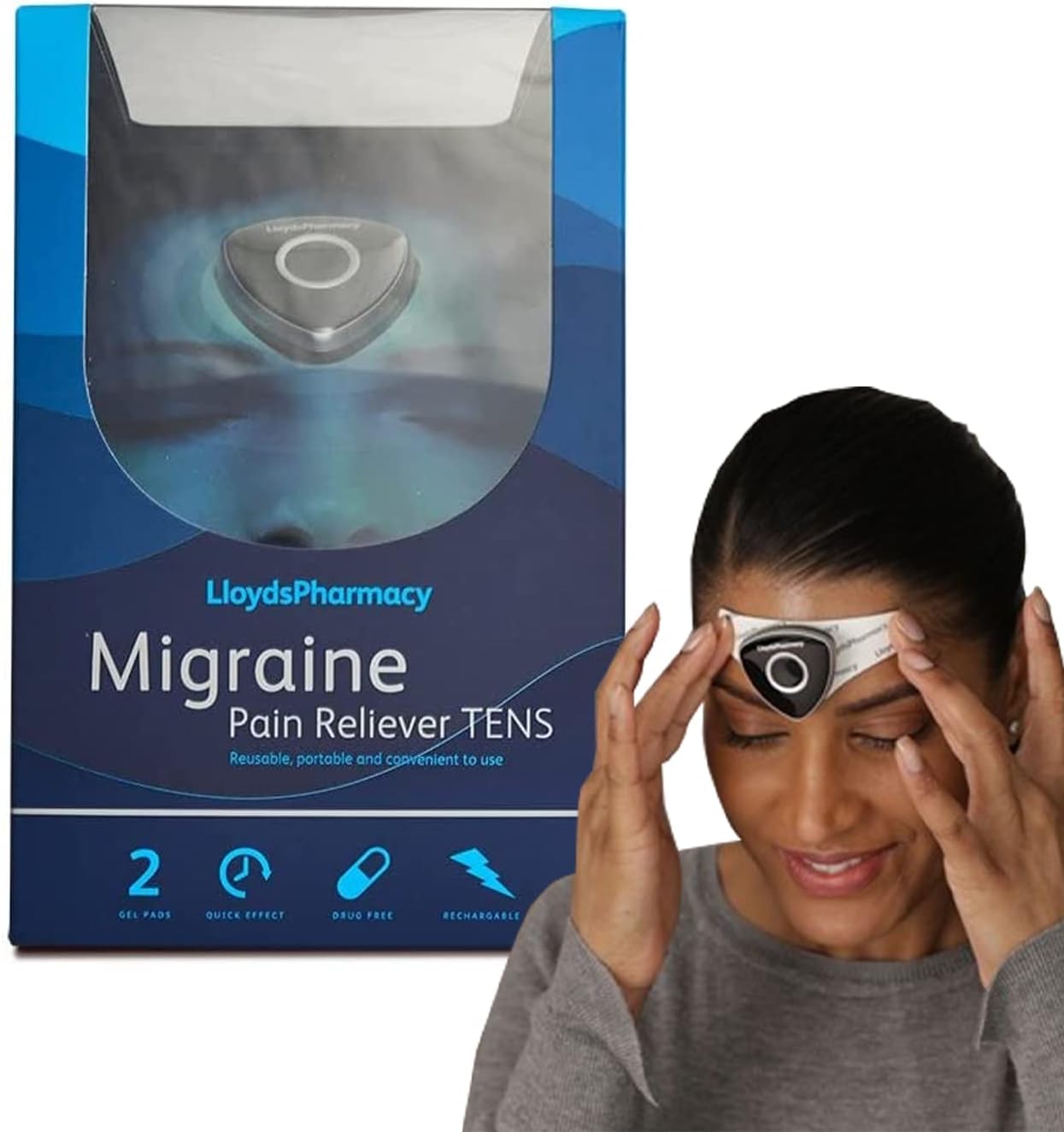 LloydsPharmacy Migraine Pain Reliever TENS