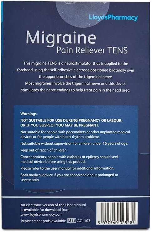 LloydsPharmacy Migraine Pain Reliever TENS