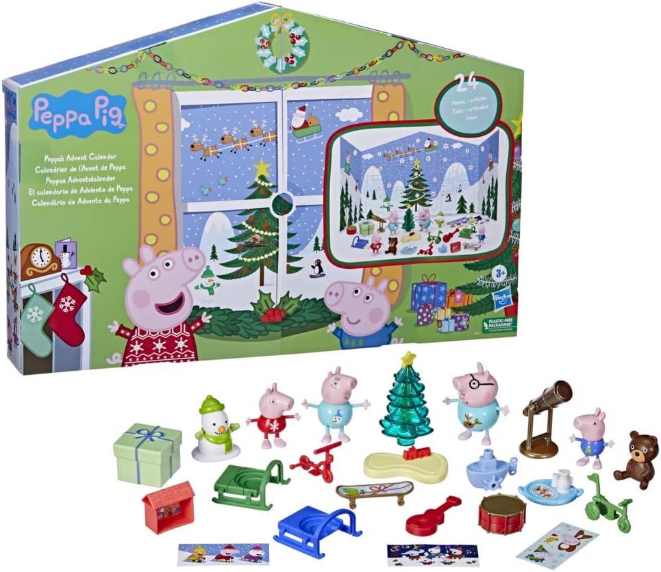 Peppa Pig Peppa's Advent Calendar Christmas Toy - Edward Leonard Conroy Ltd