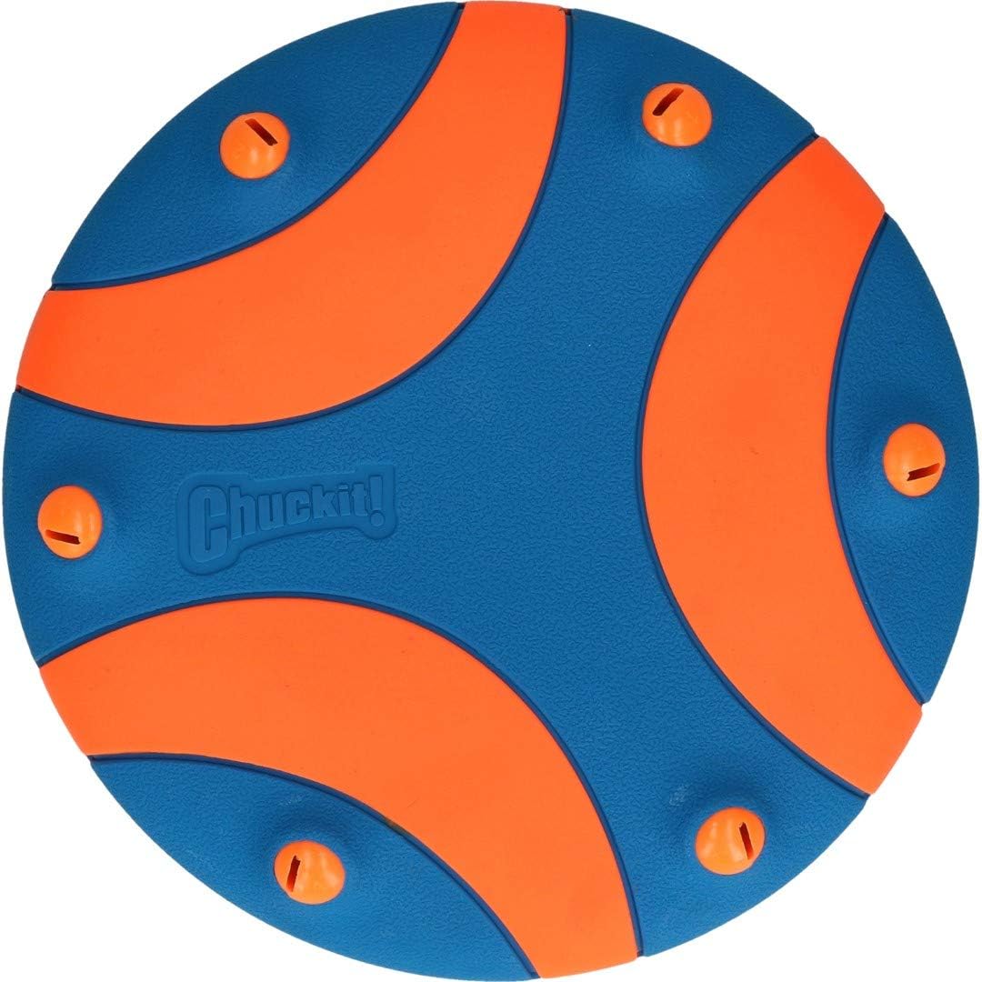 Chuckit! Whistle Flight Flyer Dog Toy Rubber Frisbee