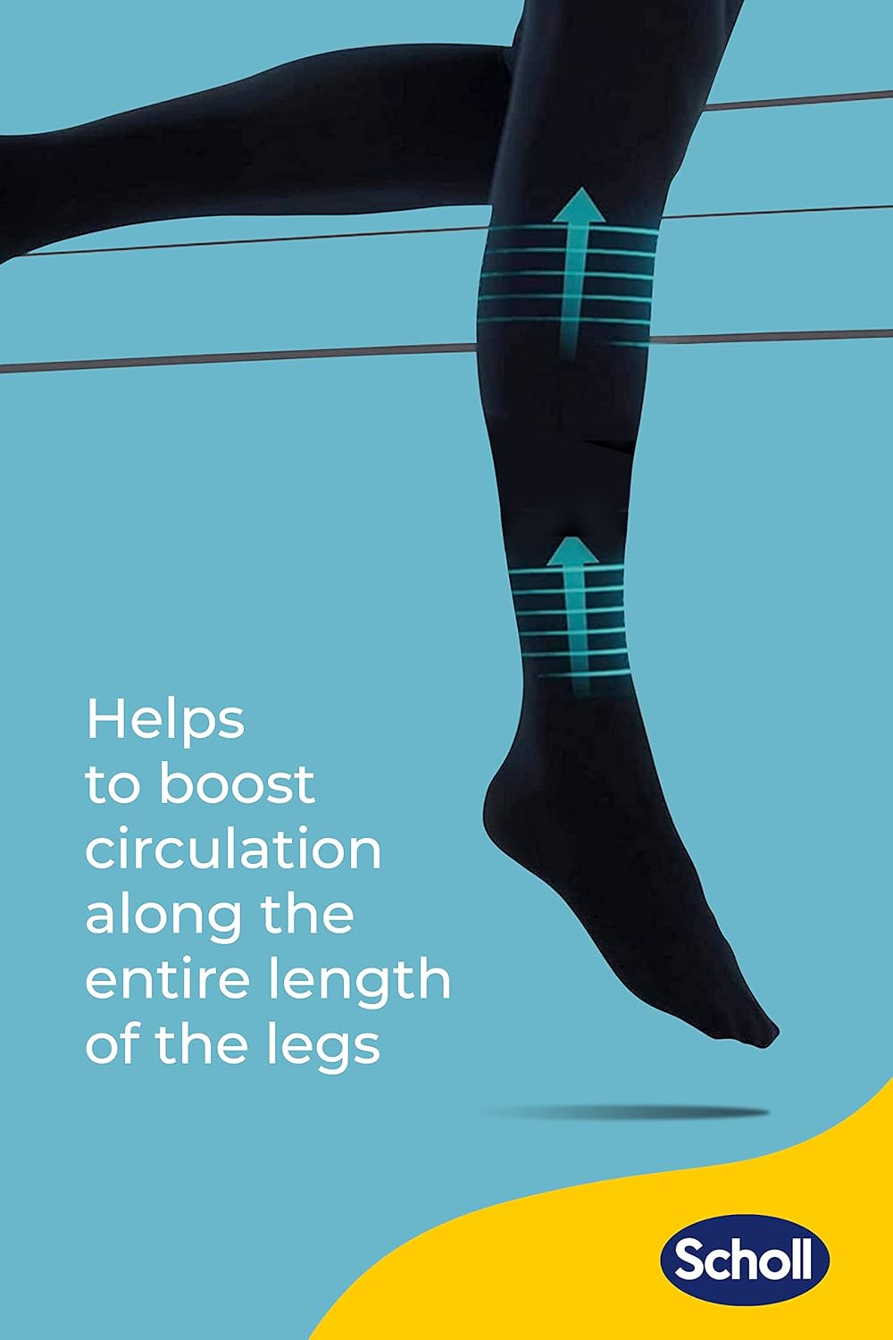 Scholl Light Legs Compression Tights 60 Den Black Small