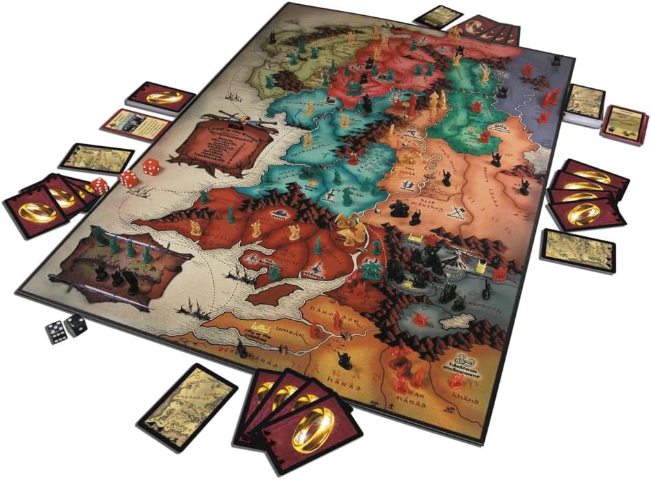 Risk: The Lord of The Rings Trilogy Edition Strategy Board Game