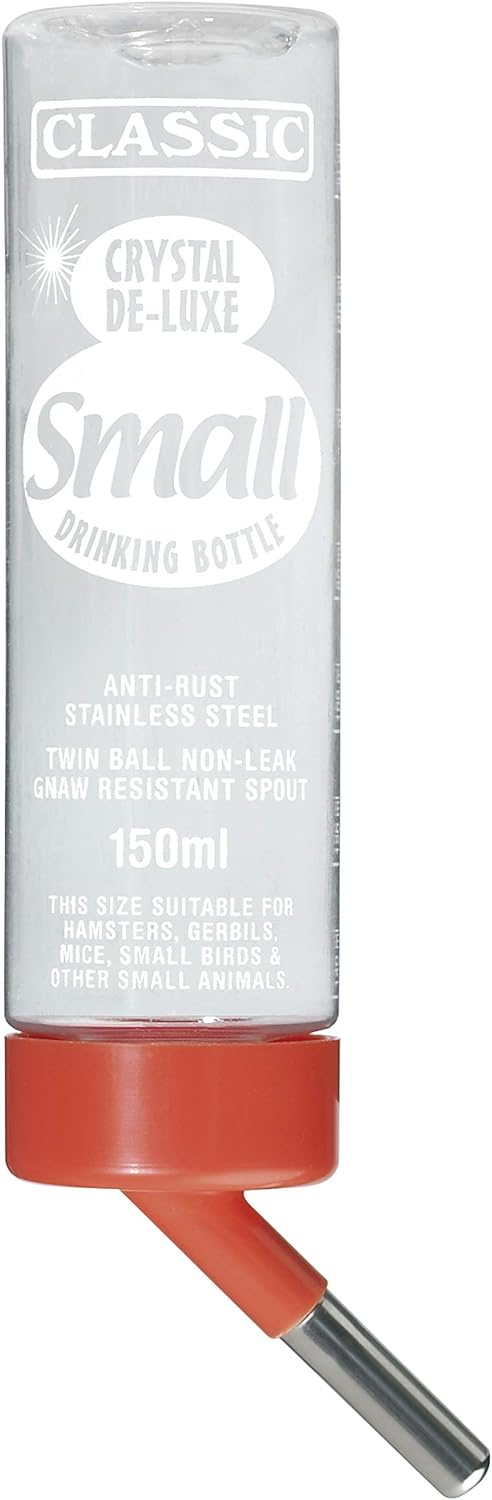 Classic Small Animal Water Drinking Bottle 150ml - Edward Leonard Conroy Ltd