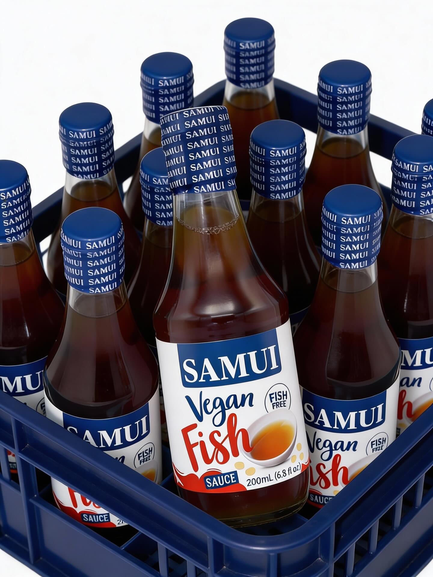 Samui Vegan Fish Sauce 200ml | Plant-Based Umami Seasoning for Thai & Asian Cooking
