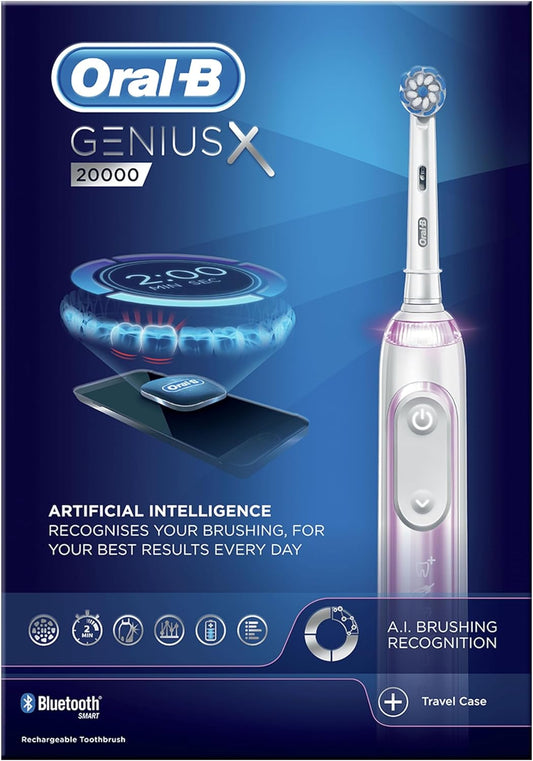 Oral-B Genius X 20000 Electric Toothbrush Pink - Edward Leonard Conroy Ltd