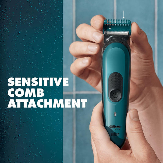 Gillette Intimate Body Hair Trimmer i3 for Men | Waterproof Cordless Groomer