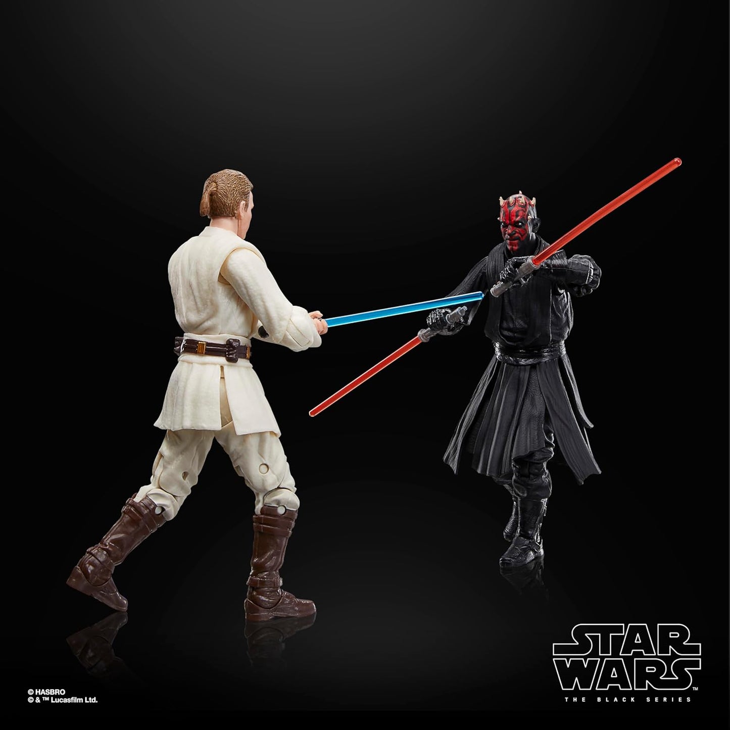 Star Wars The Black Series Qui-Gon Jinn, Darth Maul, Obi-Wan Kenobi