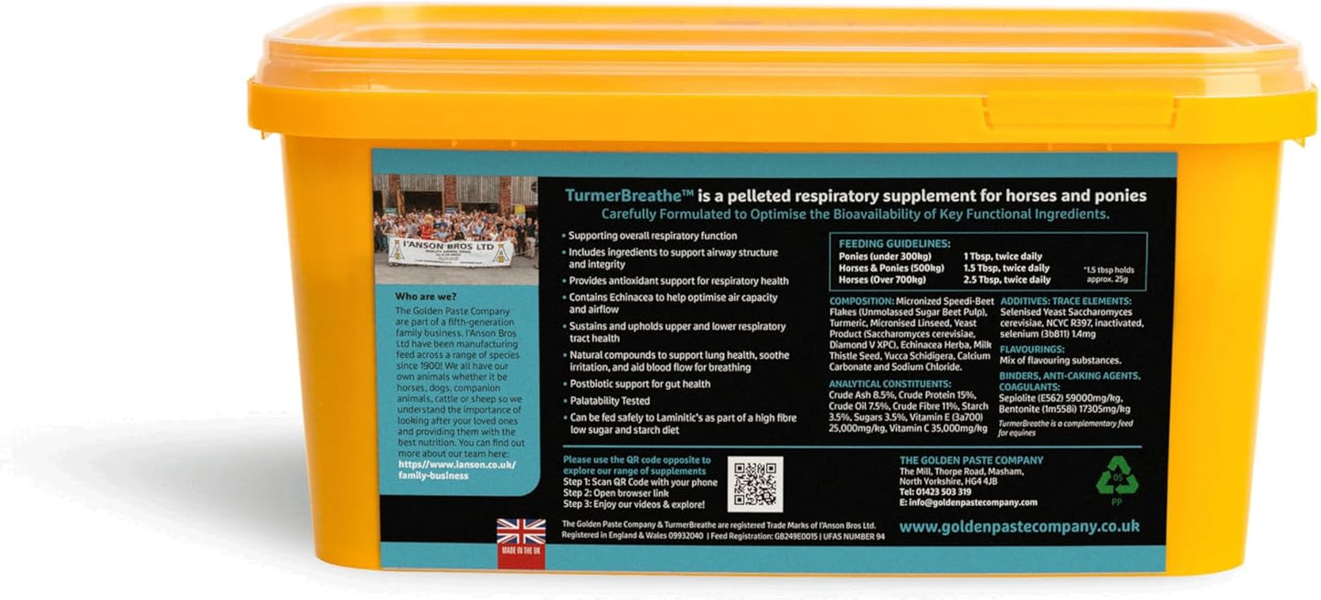 The Golden Paste Company TurmerBreathe 1.5kg Respiratory Supplement