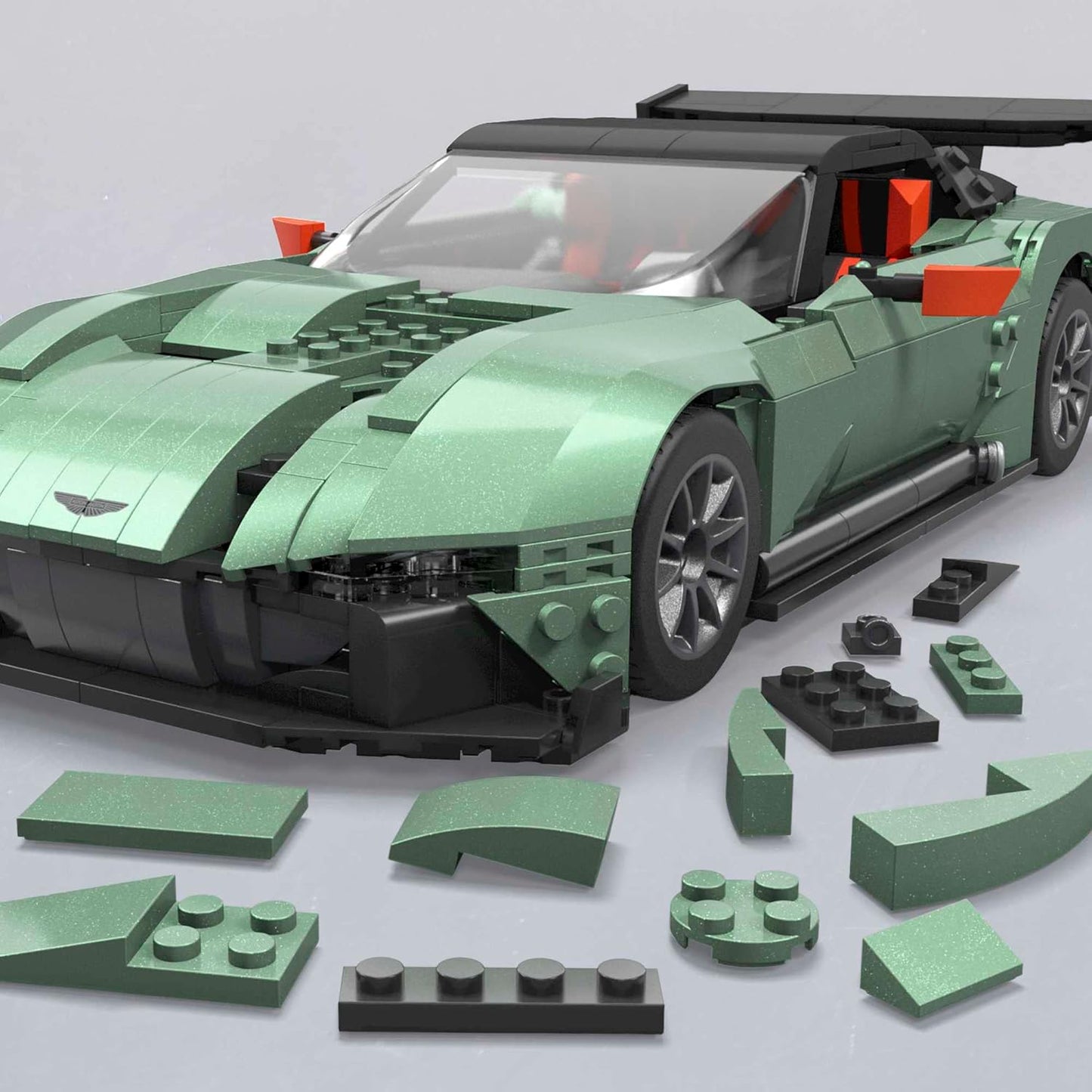 MEGA Hot Wheels Vehicle Building, Aston Martin Vulcan with 986 Pieces