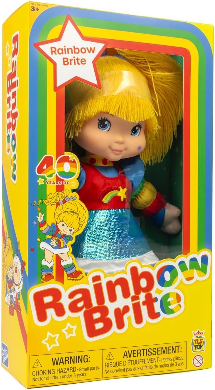 Rainbow Brite 12 inch Threaded Hair Plush Doll - 40th Anniversary