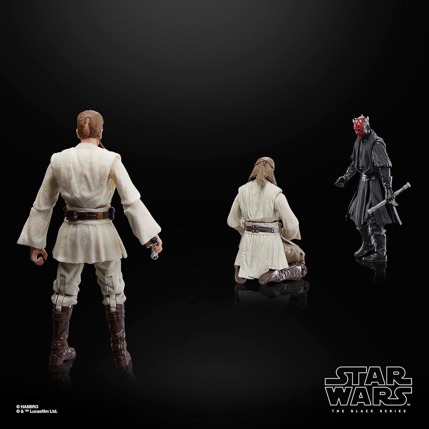 Star Wars The Black Series Qui-Gon Jinn, Darth Maul, Obi-Wan Kenobi