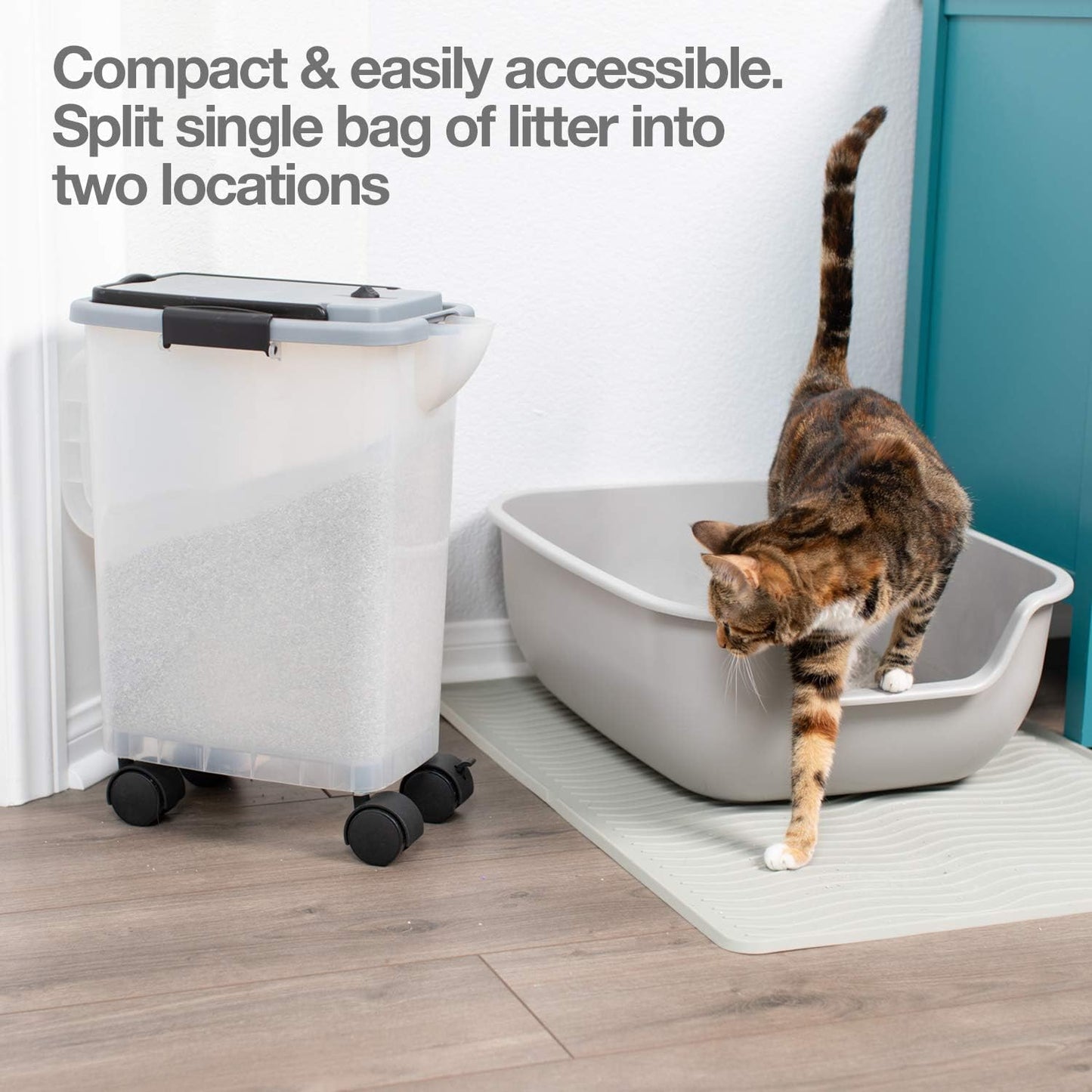PetFusion Litter Storage Container 25lb Capacity