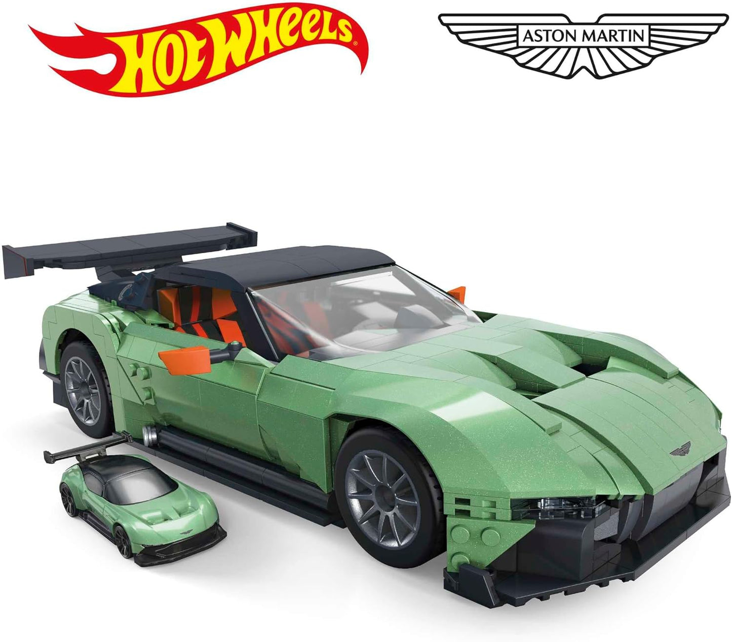 MEGA Hot Wheels Vehicle Building, Aston Martin Vulcan with 986 Pieces