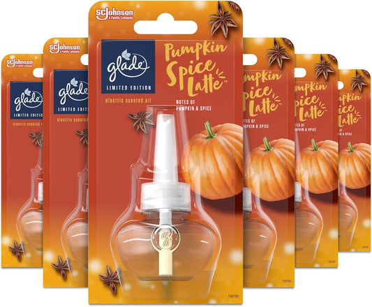 Glade Plug-In Refill Pumpkin Spiced Latte 20ml - Pack of 6