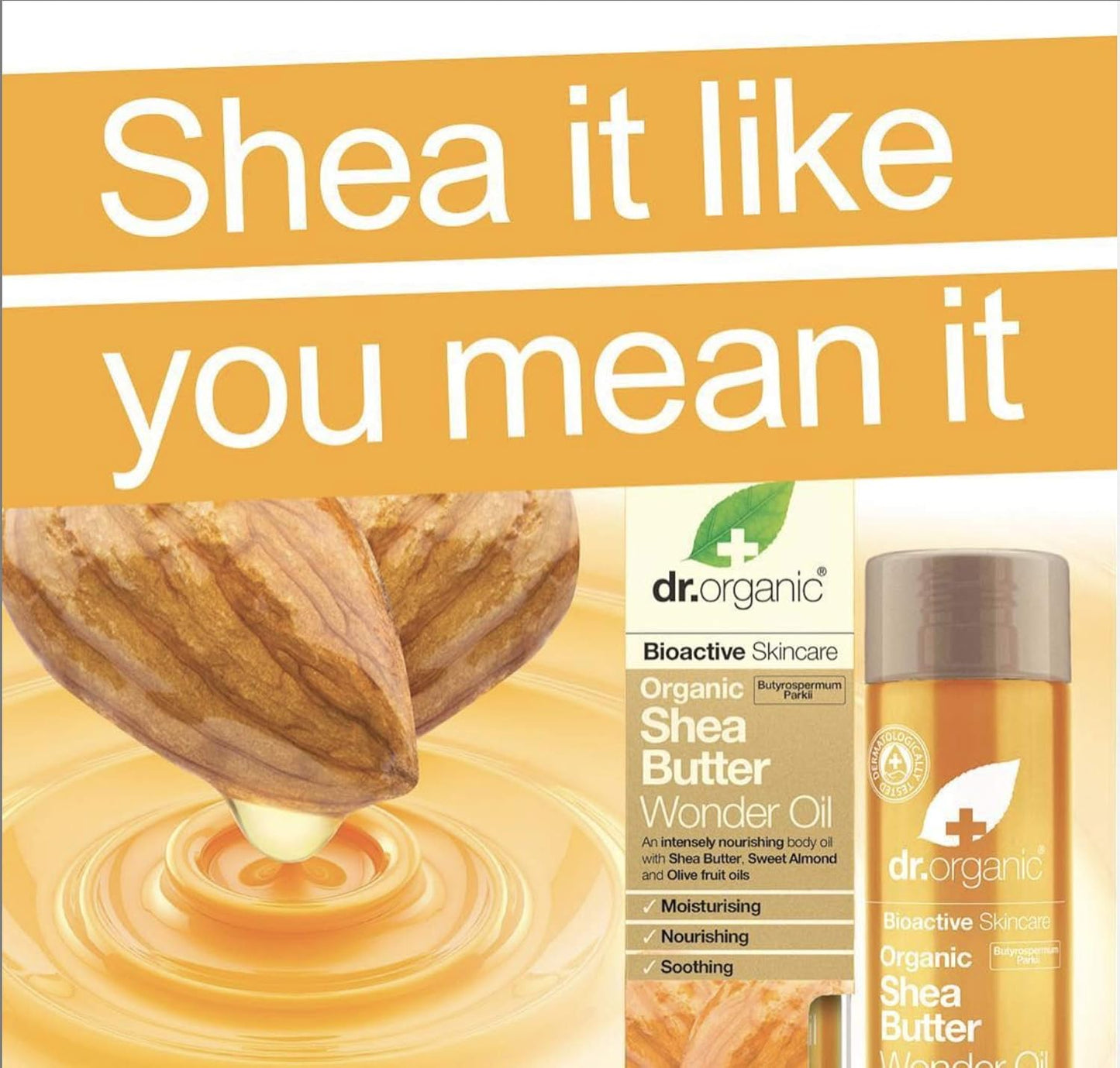Dr. Organic Shea Butter Wonder Oil 150ml