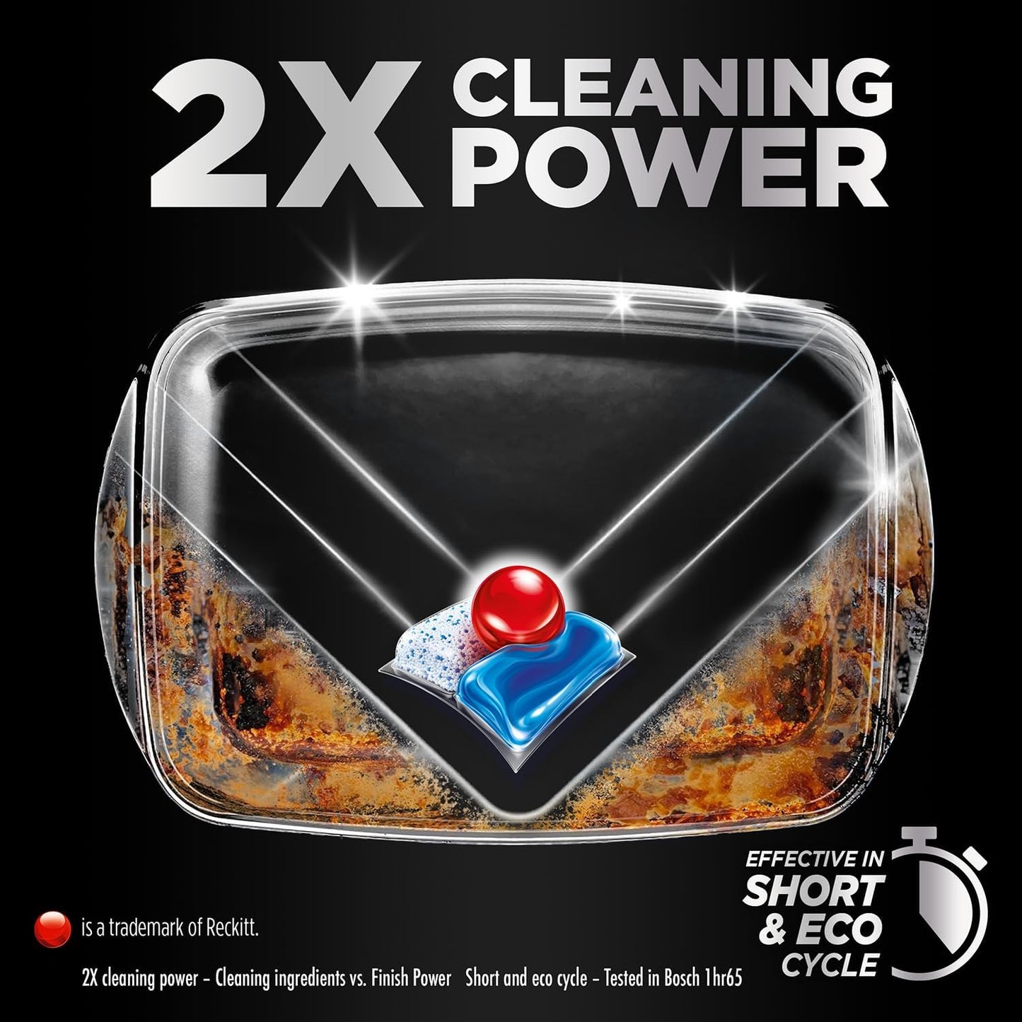 Finish Ultimate Infinity Shine Dishwasher Tablets - 60 Pack (Repackaged)