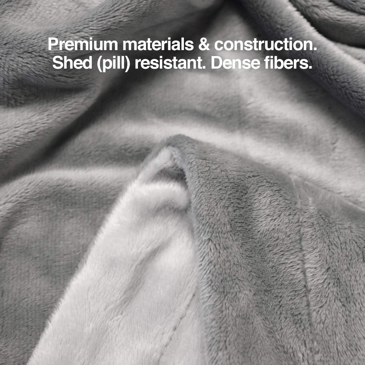 PetFusion Premium Pet Blanket Large 135x112cm Gray
