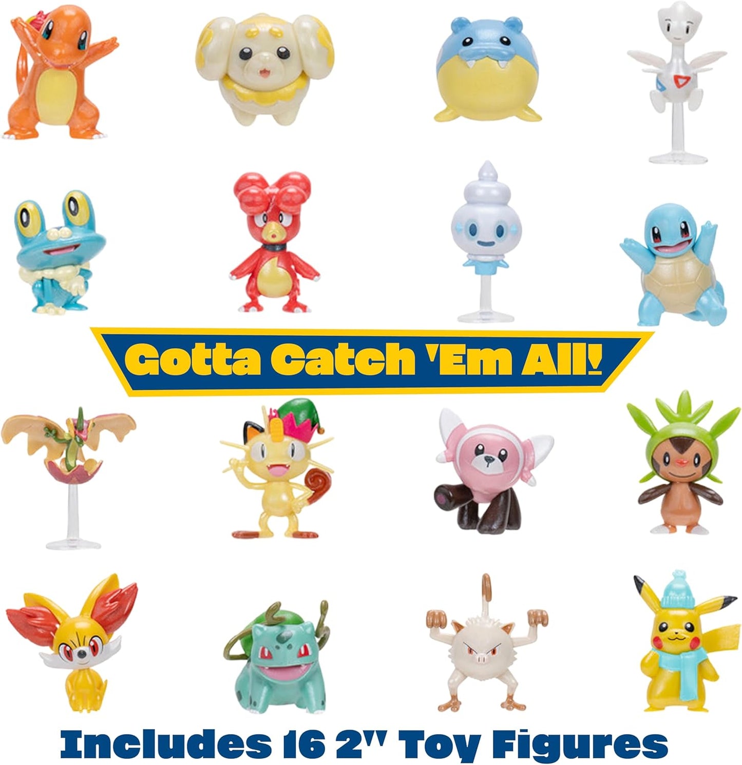 Pokémon 24 Day Advent Calendar - 2-inch Battle Figures and Unique Accessories