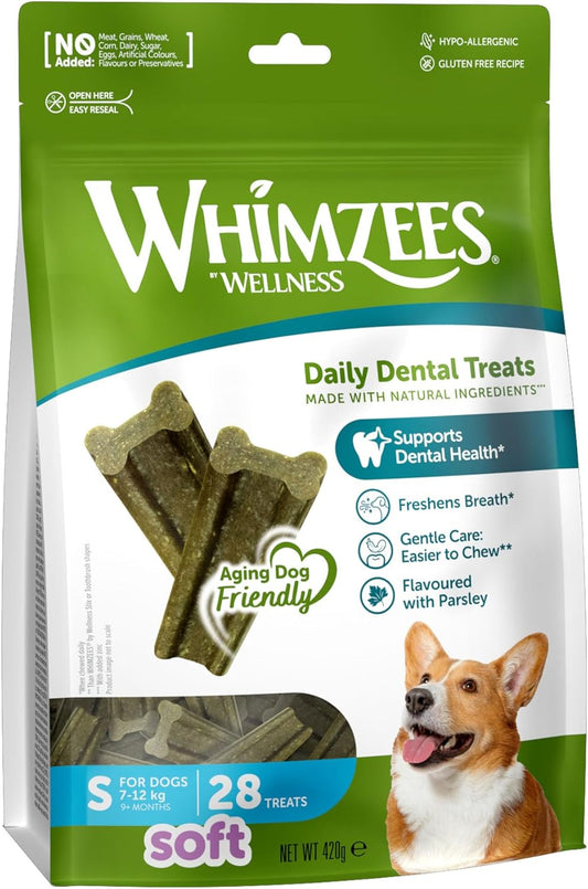Whimzees Soft Value Bag Small Dog Chews - 28 Pack - Edward Leonard Conroy Ltd