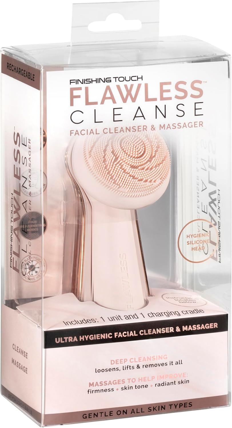 Finishing Touch Flawless Cleanse - Electric Face Cleanser & Exfoliator with Brush