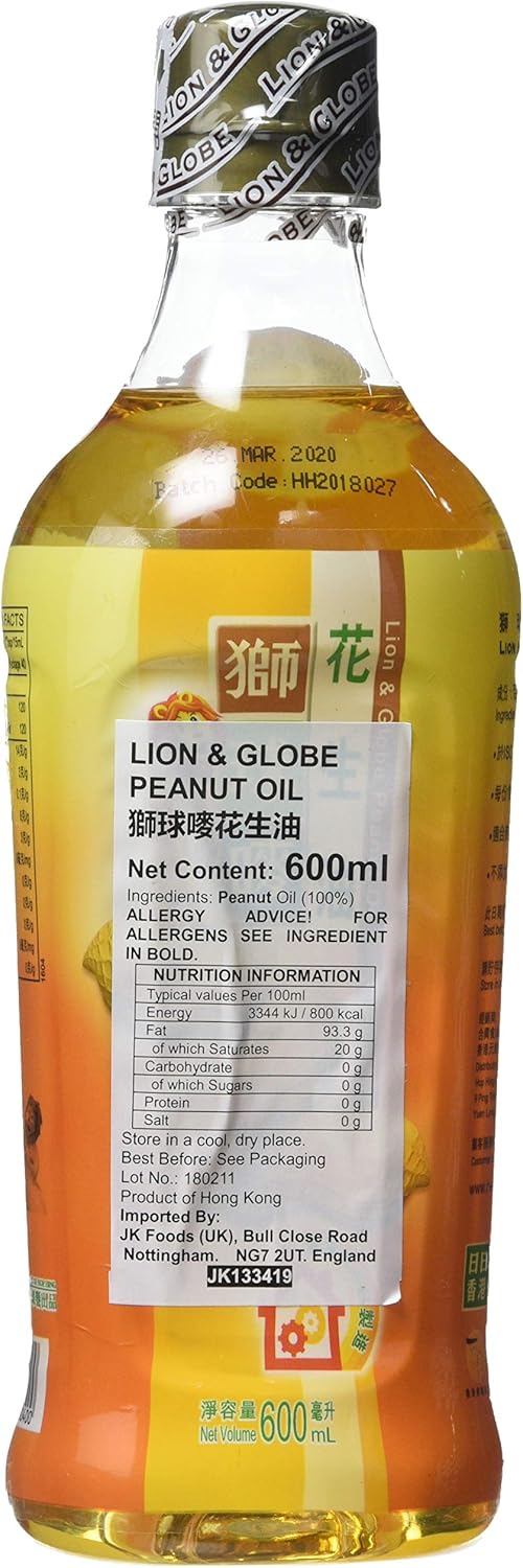 L&G - Peanut Oil (Bottle) 600Ml