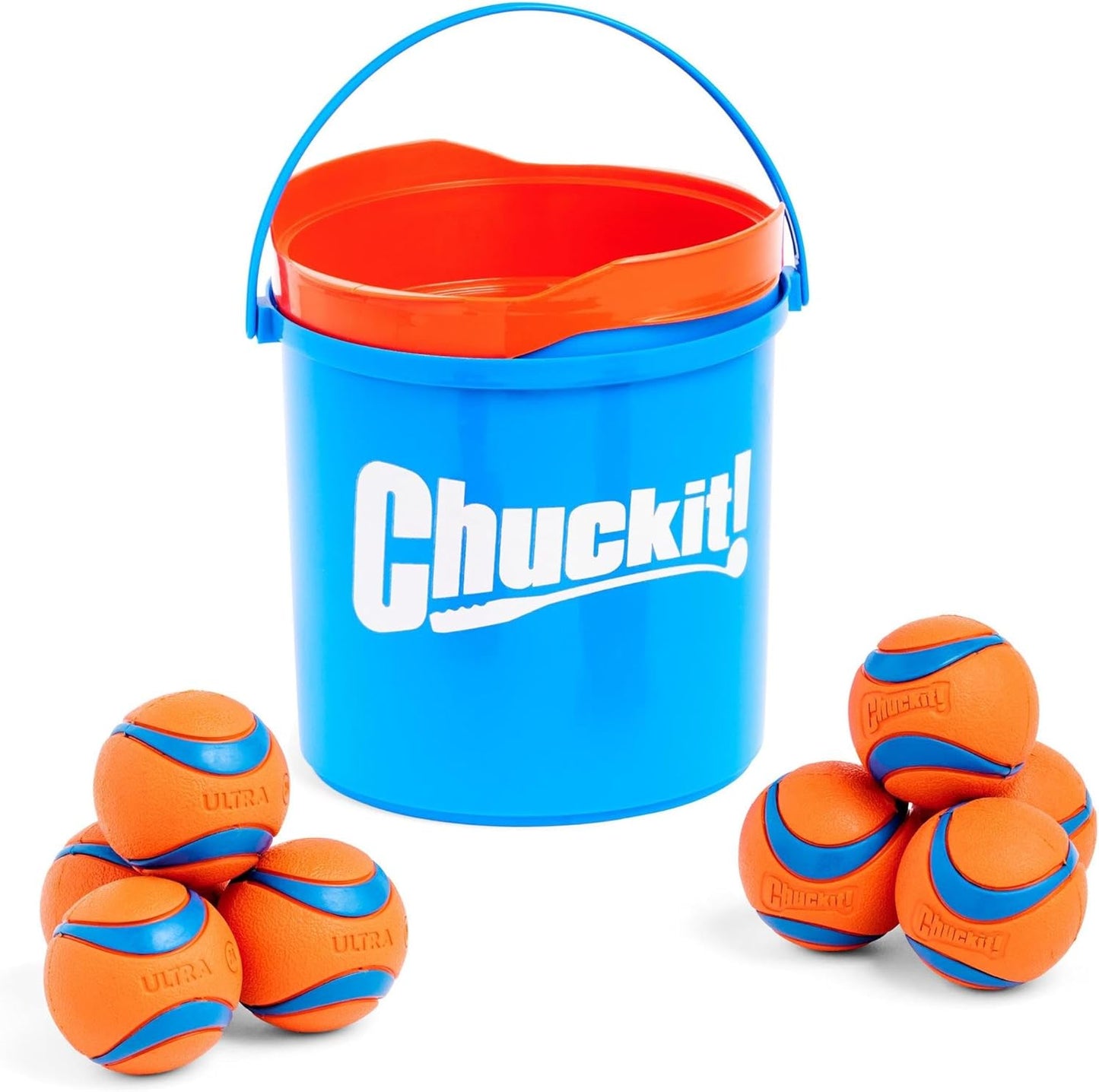 Chuckit! Bucket including 8 Ultra Balls Medium