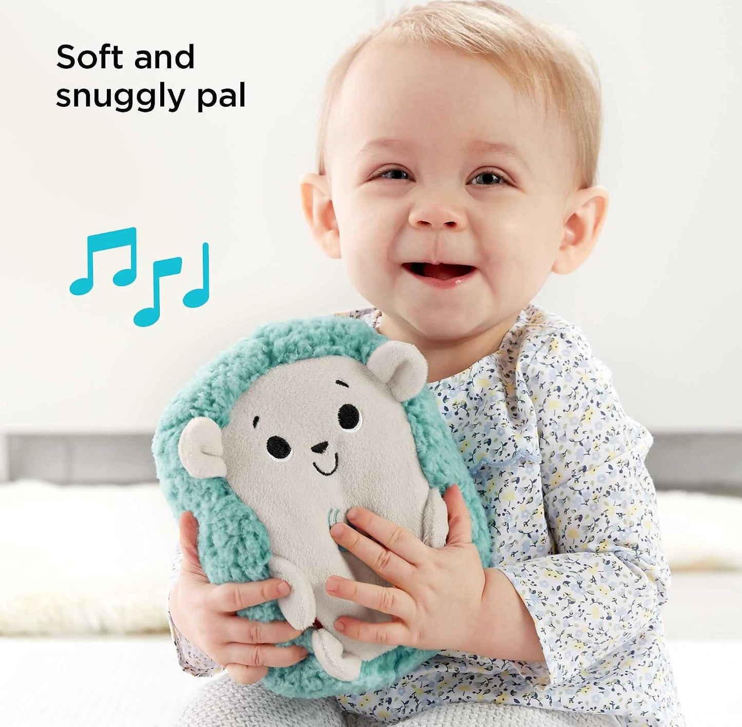 Fisher-Price Calming Vibes Hedgehog Soother | Portable Baby Plush