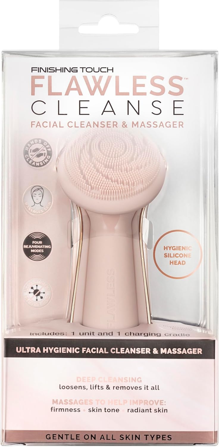 Finishing Touch Flawless Cleanse - Electric Face Cleanser & Exfoliator with Brush - Edward Leonard Conroy Ltd