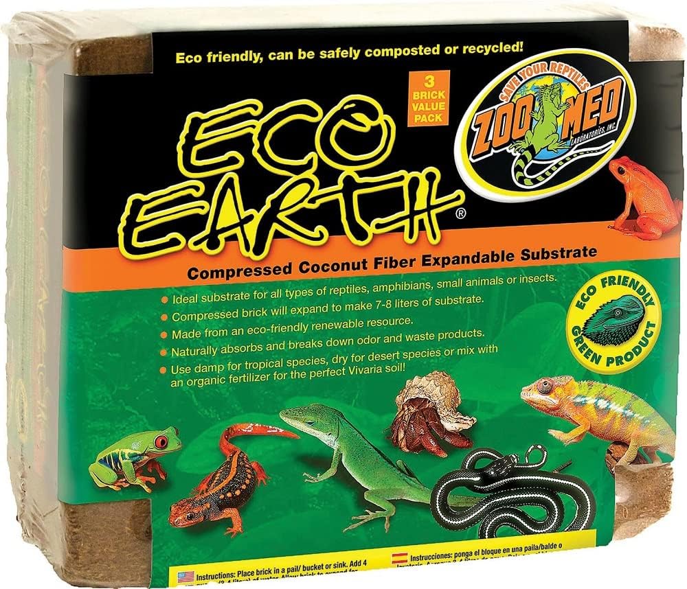 Zoo Med Eco Earth 3-Pack - Edward Leonard Conroy Ltd