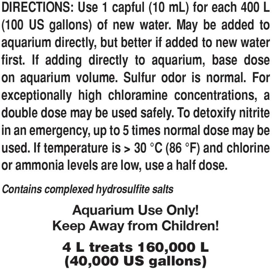 Seachem Prime Concentrated Conditioner, 4 Litre