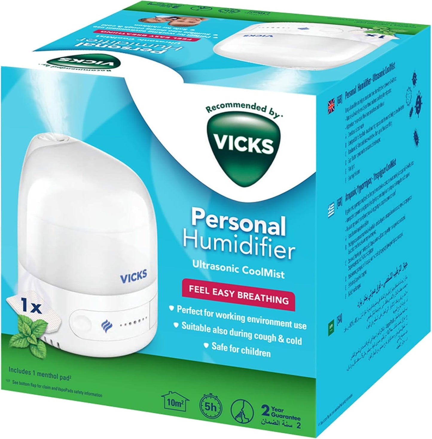Vicks Personal Cool Mist Ultrasonic Humidifier