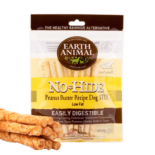 Earth Animal No Hide Peanut Butter Dog Stix, 45g (10pk) - Edward Leonard Conroy Ltd