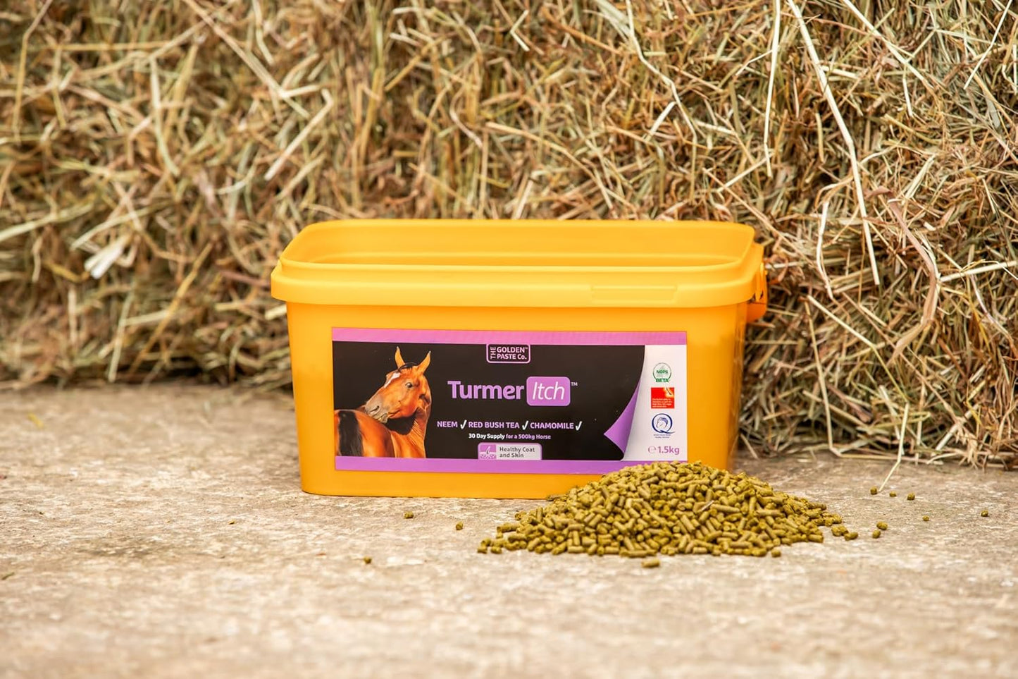 The Golden Paste Company TurmerItch for Horses 1.5kg Skin & Coat Supplement