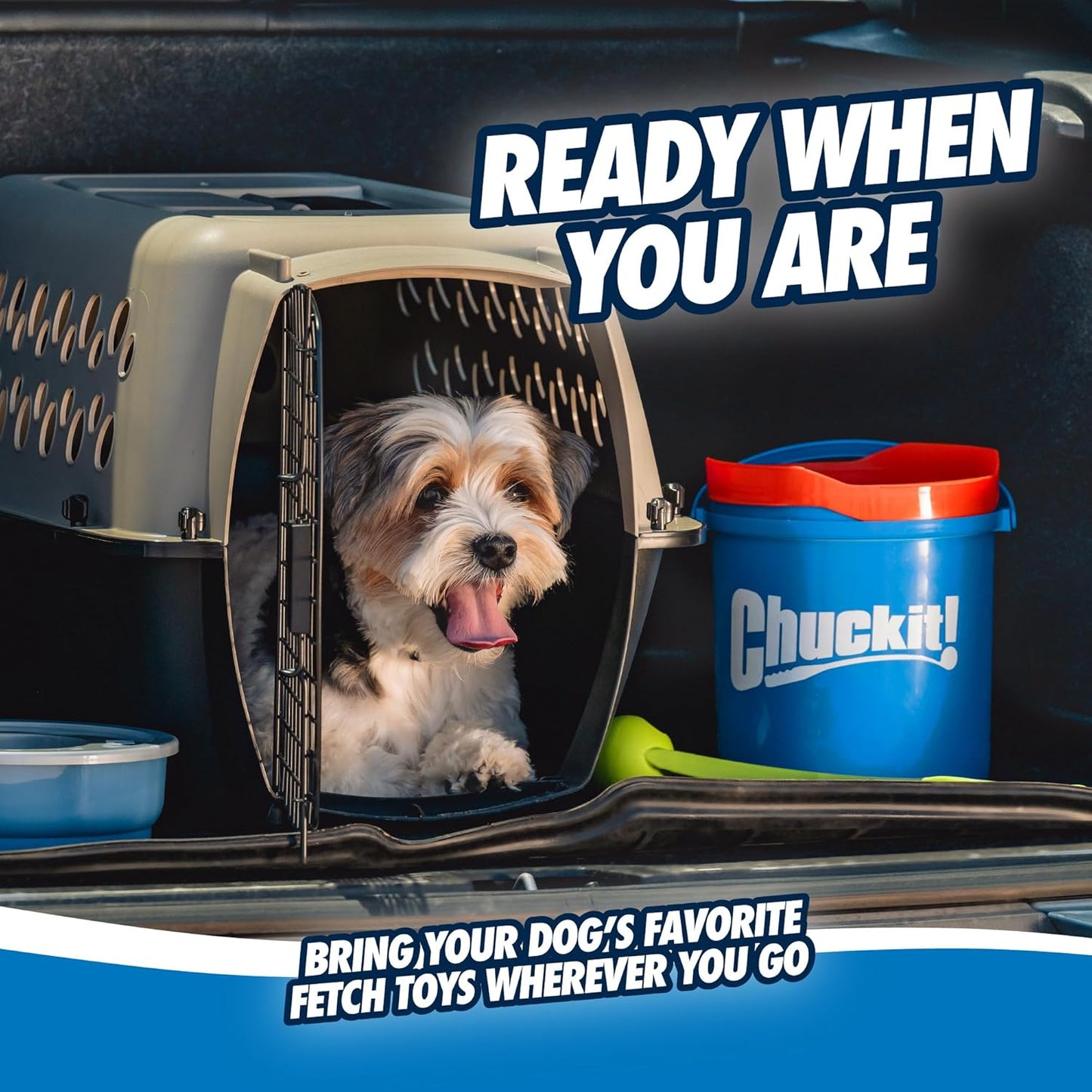 Chuckit! Bucket including 8 Ultra Balls Medium