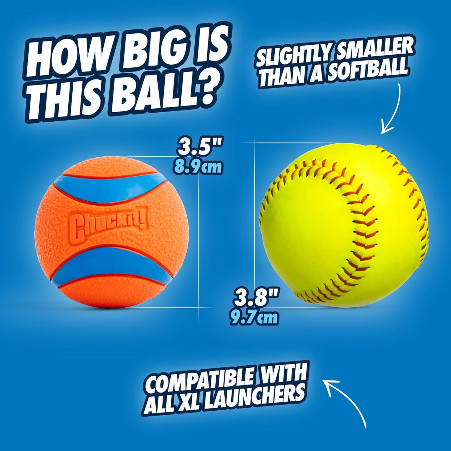 Chuckit! Ultra Ball 1 Pack Extra Large 9cm