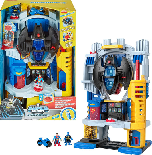 Imaginext DC Super Friends Ultimate Headquarters Playset with Batman - Edward Leonard Conroy Ltd