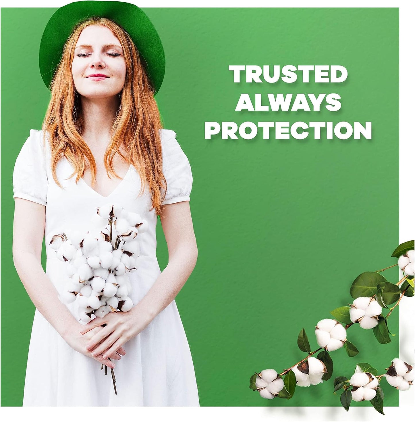 Always Cotton Protection Ultra Normal Sanitary Pads Size 3 x96