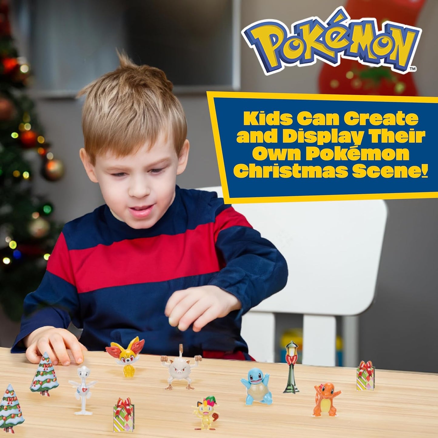 Pokémon 24 Day Advent Calendar - 2-inch Battle Figures and Unique Accessories